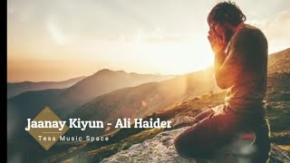 Jaanay Kiyun - Ali Haider (Lyrics)