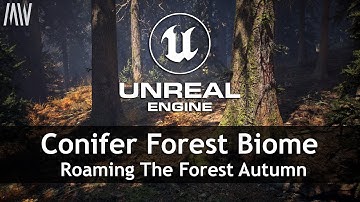 MAWI Conifer Forest | Unreal Engine 5 | Roaming The Forest Autumn #unrealengine #UE5 #gamedev