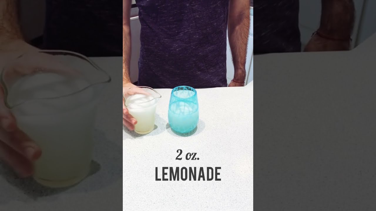 Refreshing Lemonade + Wine Recipe #shorts