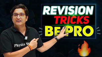 15 Mins Daily 🚨 |Revision का सही तरीका 🤯 || IIT JEE | Sachin Sir Motivation | Physicswallah