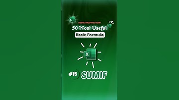 sumif formula in excel #excel #excelformula #excelshortcuts #exceltricks #exceltips #shorts #yt