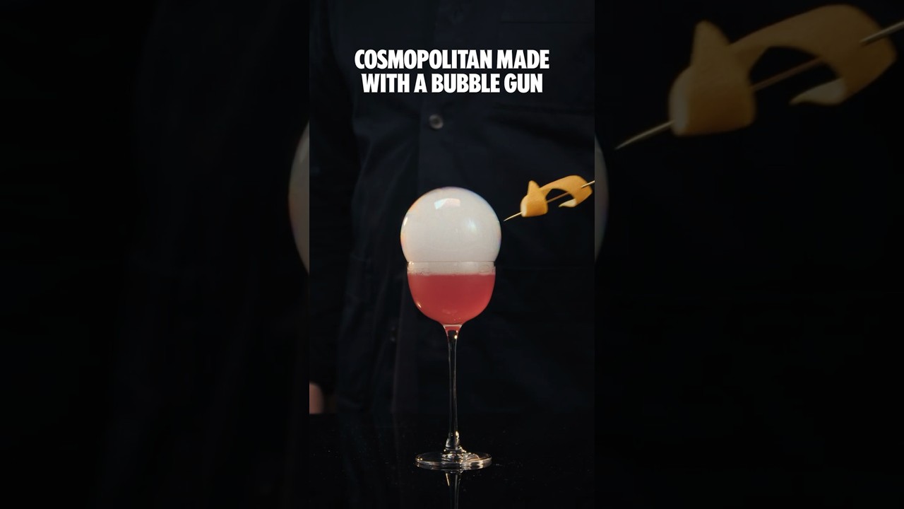 Intensify the Aroma of Your Drinks With a Bubble Gun!
