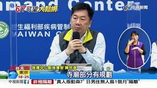 大規模解封時間出爐 6/7起不再管制室內.外活動人數│中視新聞 20200526