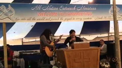 Marjorie McLeod singing a Cree Hymn