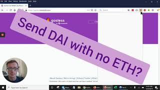 Gasless by Mosendo - Send DAI from a wallet without using ETH!