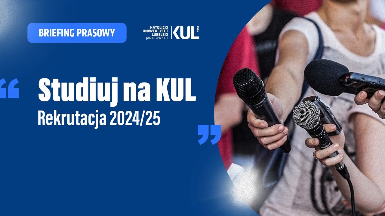 Studiuj na KUL Rekrutacja 2024/25