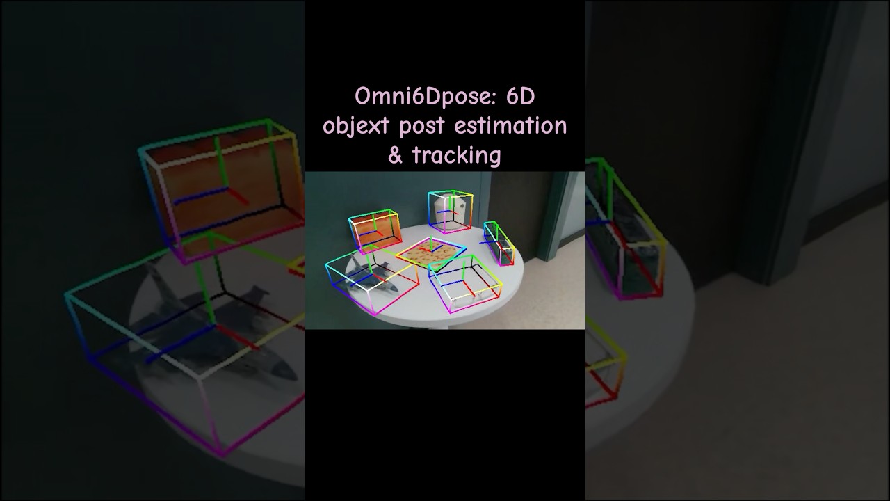Omni6DPose: 6D Object Pose Estimation and Tracking #artificialintelligence #robotics #aitechnology