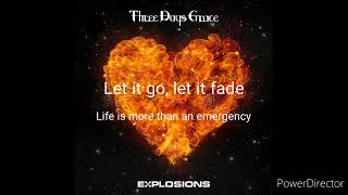 Three Days Grace-Explosions (w) lyrics