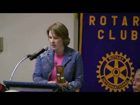 Mason City Noon Rotary Video - Ann MacGregor recei...