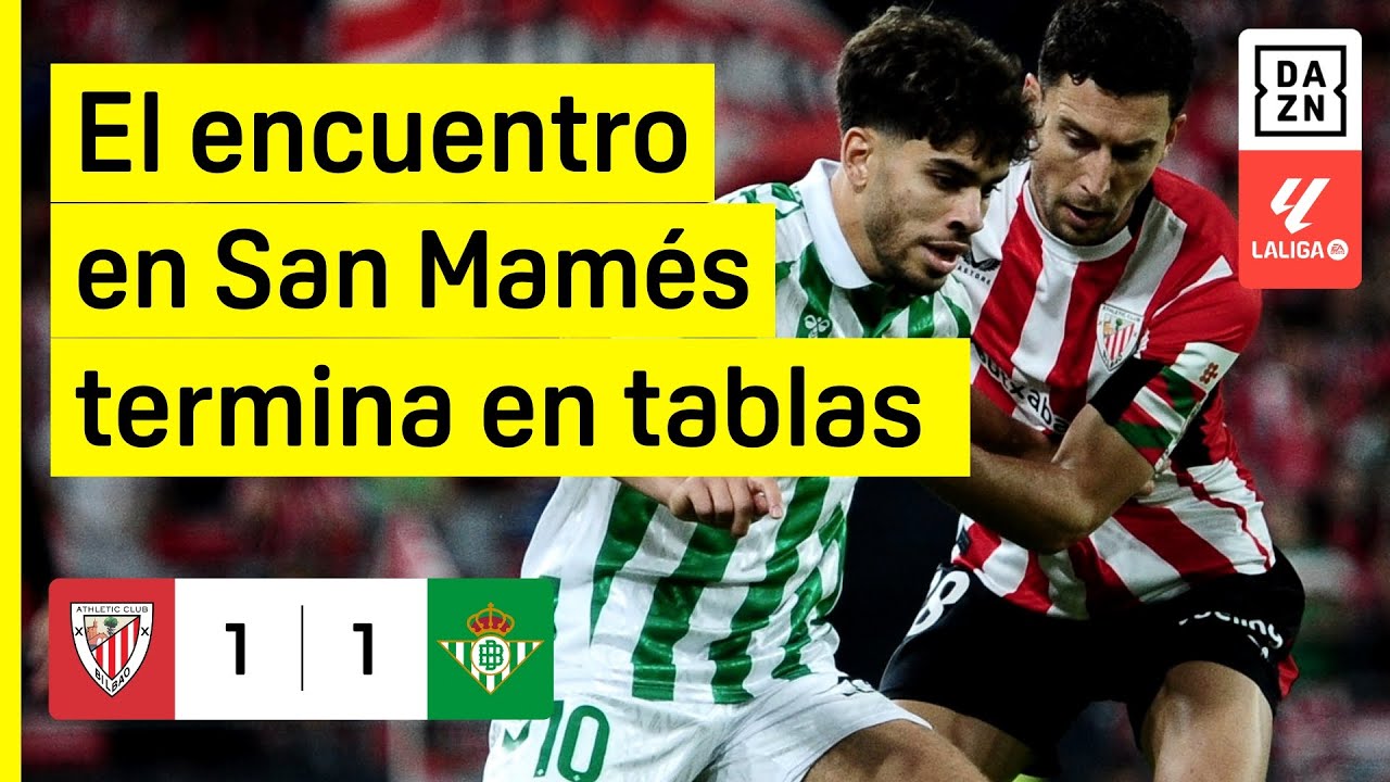 Athletic Club vs Real Betis (1-1) | Resumen y goles | Highlights LALIGA ...