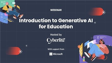 Introduction to Generative AI for Education (Webinar)