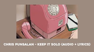 Watch Chris Punsalan Keep It Solo video