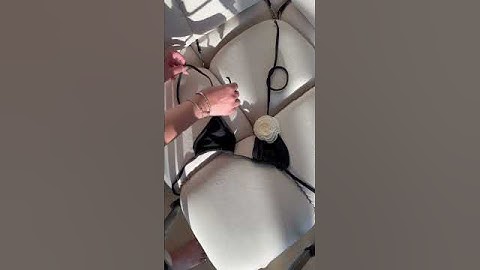 Fashion Hack: How To Tie Your Swimsuit Tops 💫 #ootd #grwm #fashion #outfit #style #tutorial #short