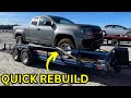 QUICK REBUILD ON A 2022 CHEVY COLORADO WE WON UNDER 10K