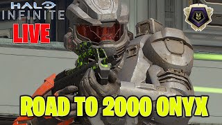 High Level Onyx Gameplay! Road To 2000 Onyx! Halo Infinite Ranked