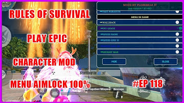 NEW FILE UPDATE ROS MENU  AIMLOCK 100% CHARACTER GOLD NO ROOT 100% | BY GAMING PLORKMEAS IT