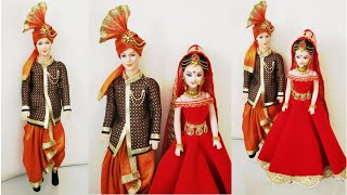 DIY Bridal Groom Dhoti &Kurta for Male Doll/How to Decorate a Doll as Indian Traditional Bride Groom DIY Bridal Groom Dhoti &Kurta for Male Doll/How to Decorate a Doll as Indian Traditional Bride Groom