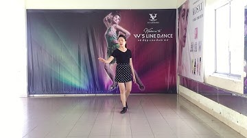 Hướng dẫn bước Cha cha xoay 1 vòng - Vy
