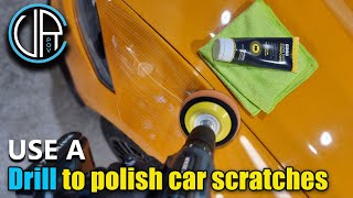 Amazing Cordless Drill Scratched Car Polishing Hack Anyone Can Do