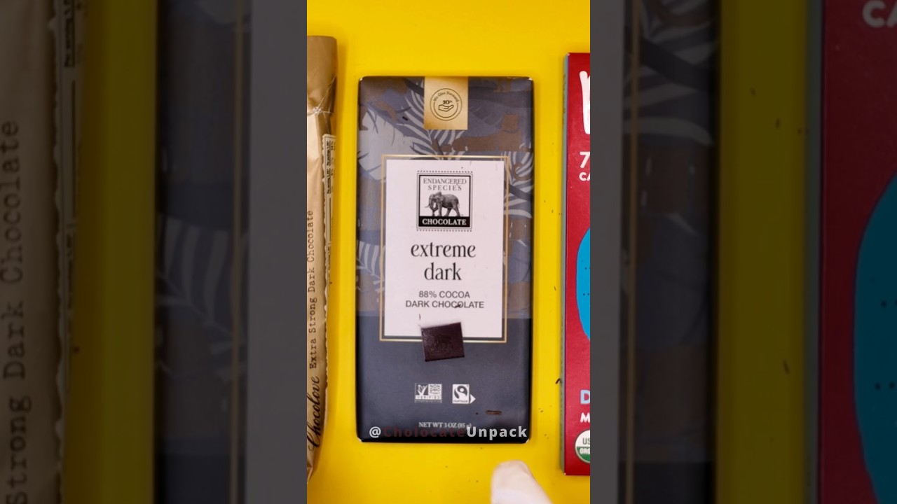 Unpacking [Rare] 🍫 Dark Chocolate Bar ASMR