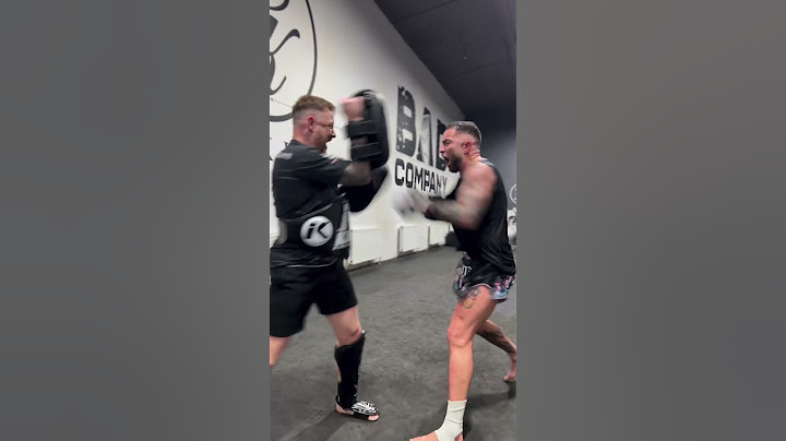 The Muay Thai GOAT LIAM HARRISON Pad Work in The Gym