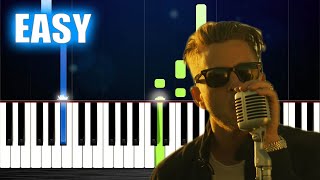 Video thumbnail of "OneRepublic - I Ain’t Worried (Top Gun: Maverick) - EASY Piano Tutorial"