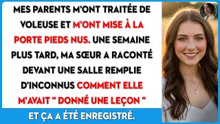 Mon père m'a fait choisir : m'excuser ou partir. Ma sœur a alors tout avoué devant eux.