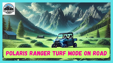 Polaris Ranger Turf Mode On Road #polaris #utv #sidebyside