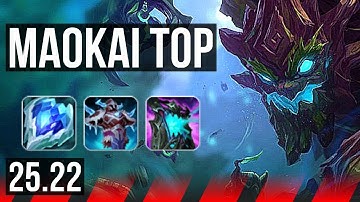 MAOKAI vs GANGPLANK (TOP) | EUW Master | 25.22