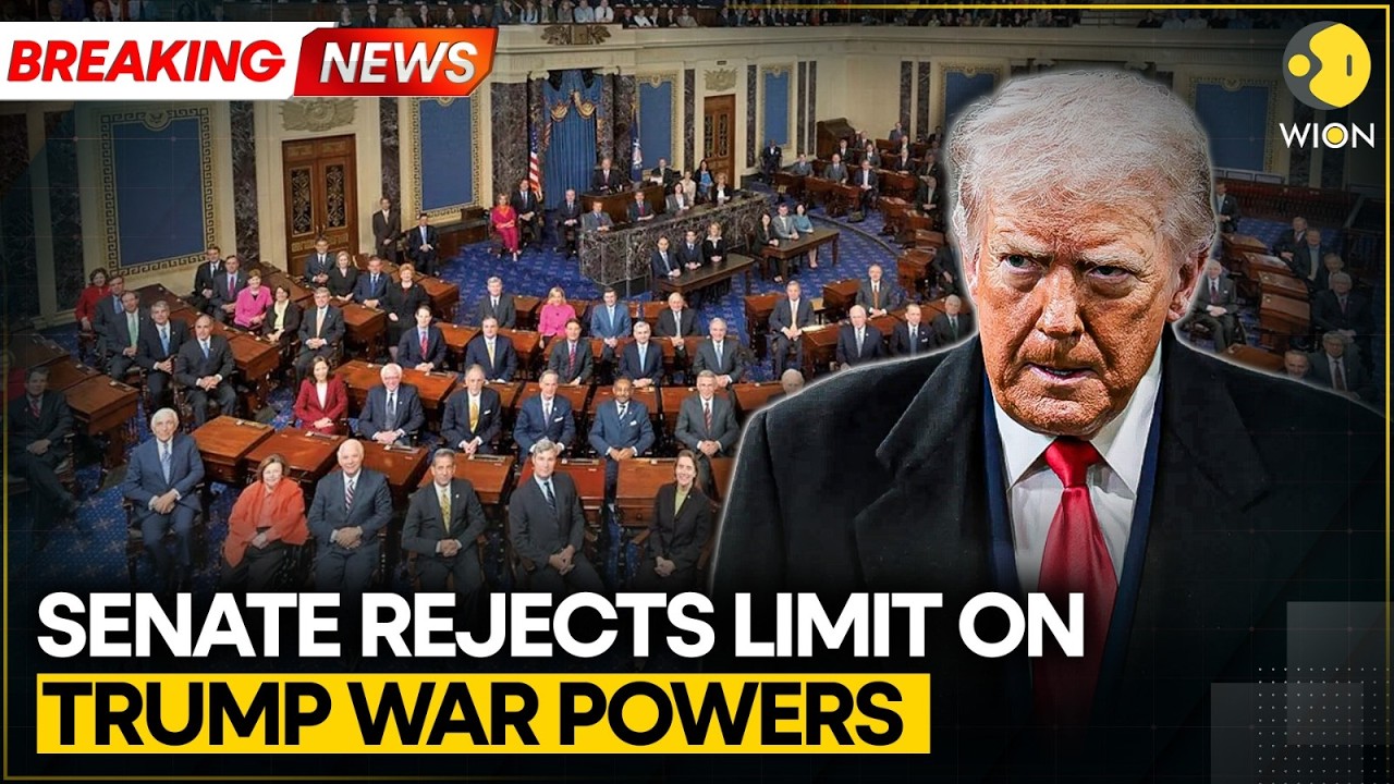 US-Iran War: US Senate Blocks Bill To Limit Trump’s War Powers On Iran In 52–48 Vote | WION