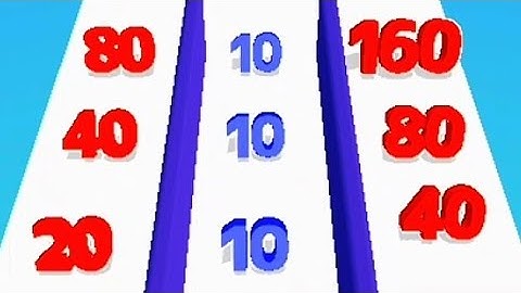 Number Merge Run Mast er 3D New update Gameplay Level 17