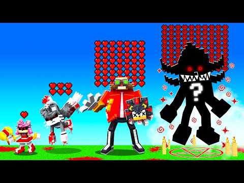 ¿Qué Personaje SONIC.EXE Tiene MAS VIDA? 😨 MINECRAFT