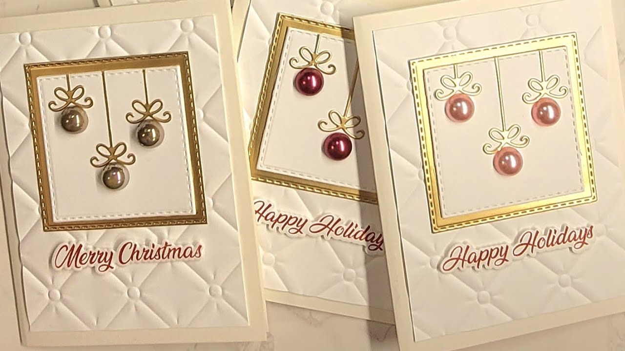 Серия открыток «Рождество в июле 2025» — украшения с крупным жемчугом