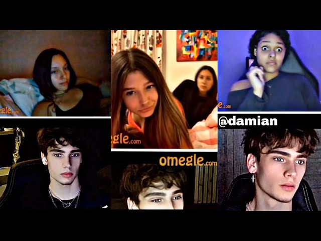 Damian kater is real 💕(omegle reaction) class=
