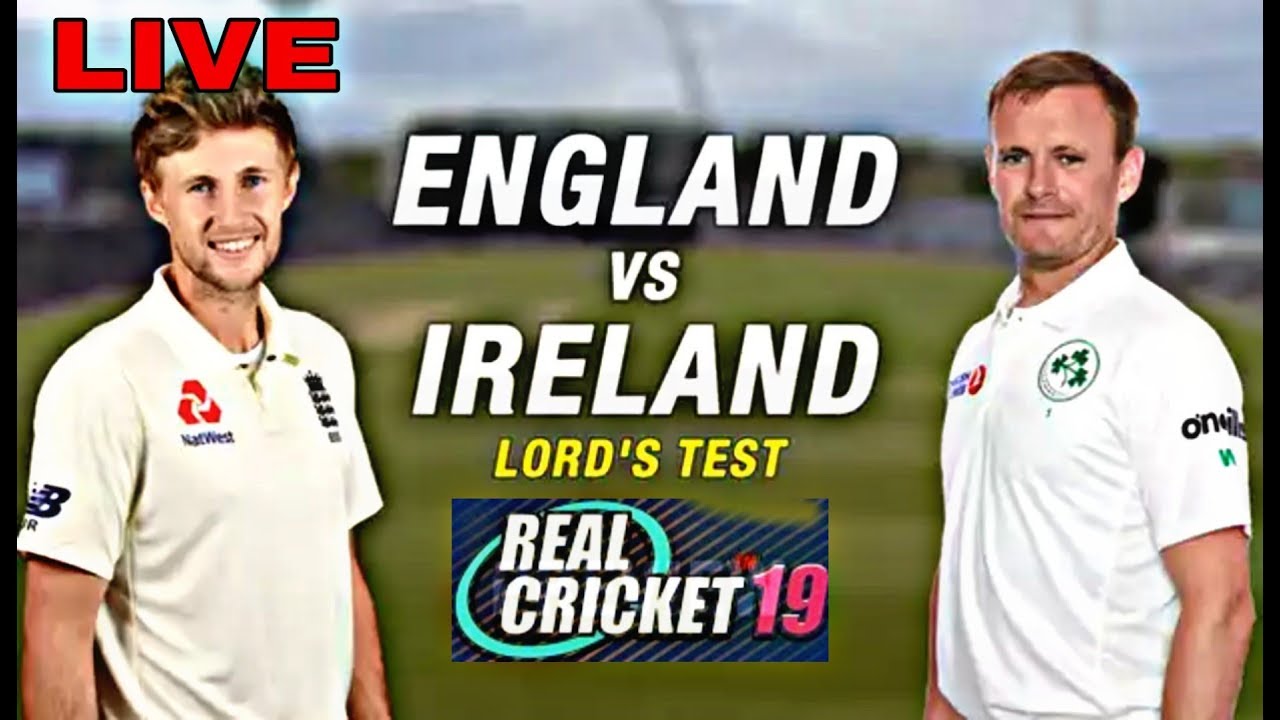 England vs Ireland test cricket Match in RC19 | Hindi commentary