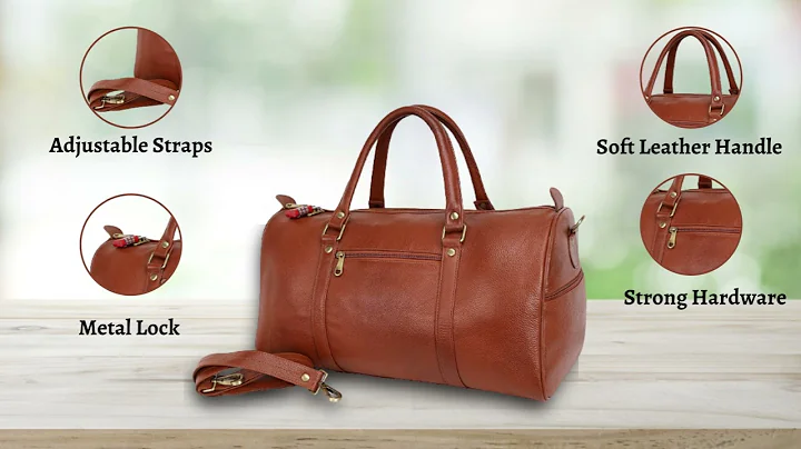 LV Leather duffel bags for men travel By DA Leather Villa