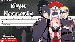 Download Lagu Naruto Shippuden OST - Kikyou (Homecoming / Team 7 reunited) Guitar Tutorial MP3