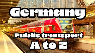 Germany public Transport. A Comprehensive Guide 2024.