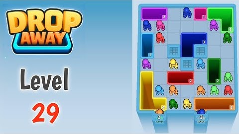 Drop away Level 29 solution Gameplay Walkthrough  