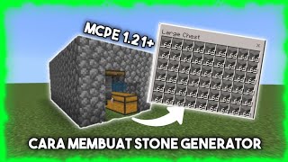 Cara Membuat Stone Dan Cobblestone Generator Bedrock Mcpe 121
