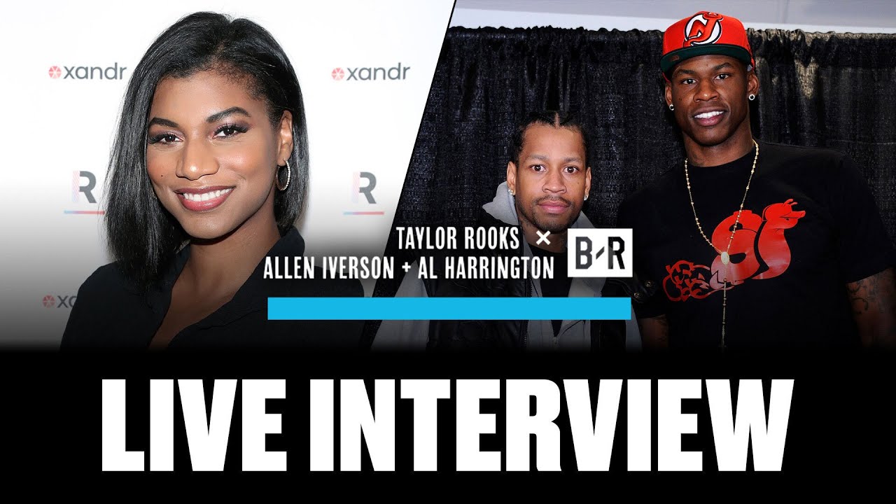 Allen Iverson & Al Harrington Talk NBA Fashion, Top 5 Players, Weed Business | Taylor Rooks Vodcast