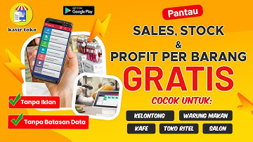 Aplikasi KASIR TOKO PORTABLE Android GRATIS Full OFFLINE Untuk Bisnis Mikro Kecil UMKM