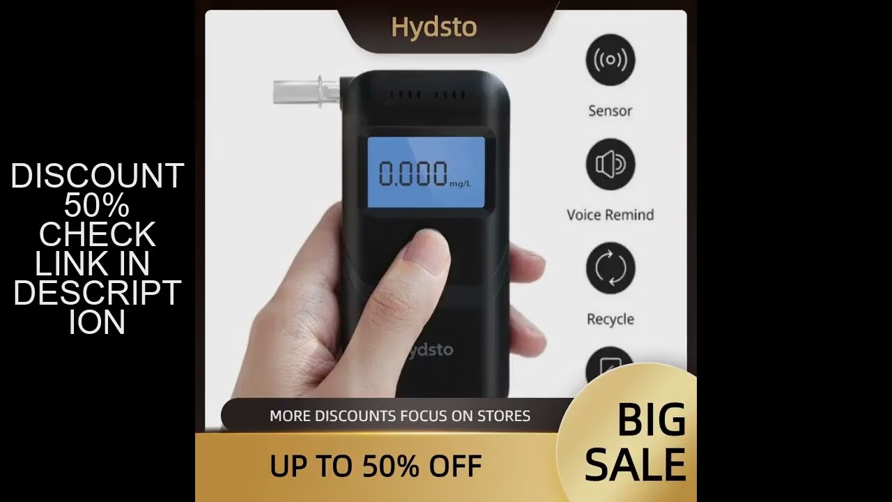Hydsto Digital Alcohol Tester Professional Alcohol Detector Breathalyzer Police Alcotester LCD Disp