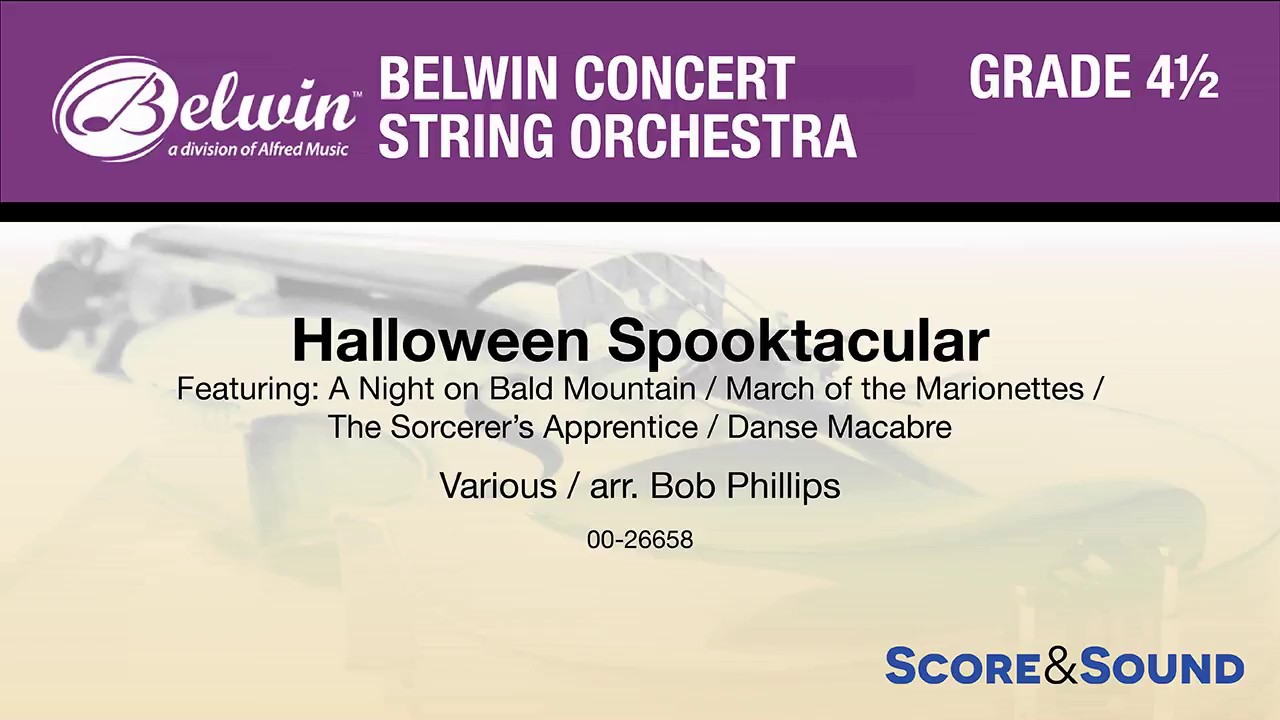 Halloween Spooktacular, arr. Bob Phillips – Score & Sound