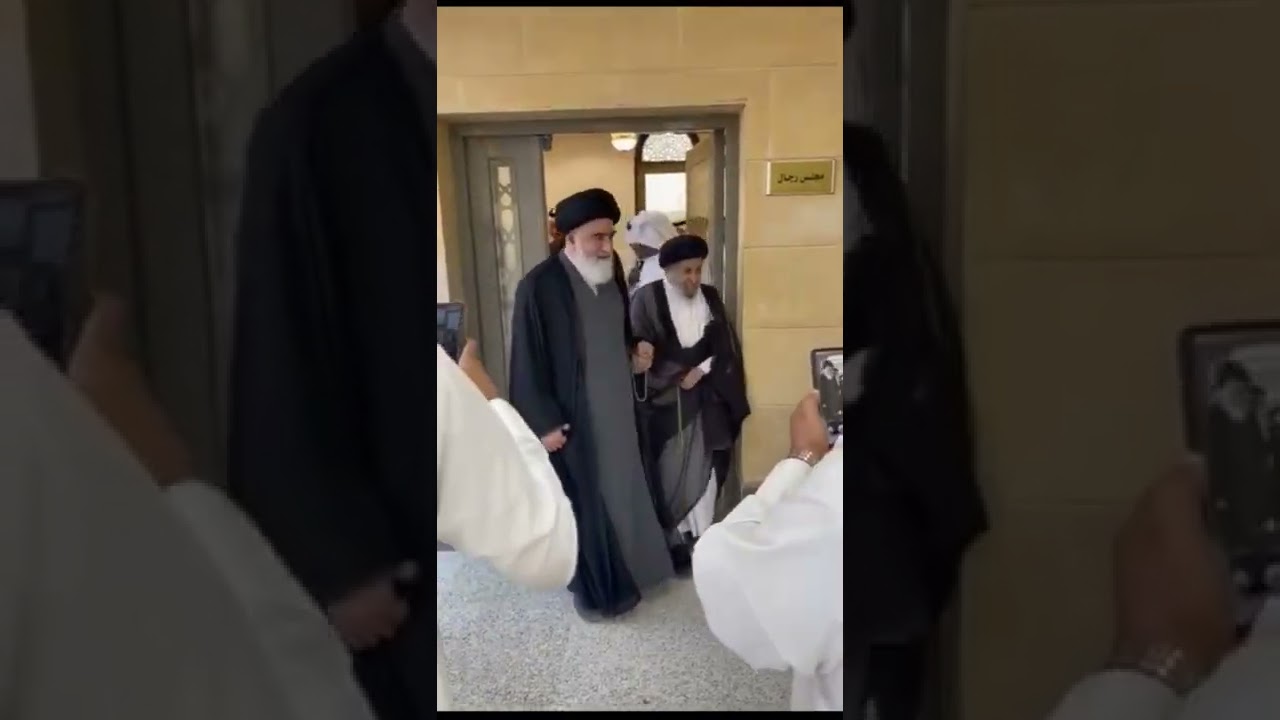 بحضور سماحة العلامة السيد علي الناصر السلمان حفظه الله..  تسليم مفاتيح مغيسل مقبرة الشهداء