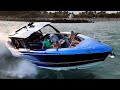 Boat with insane power almost flips in haulover inlet boat boatlife hauloverinlet