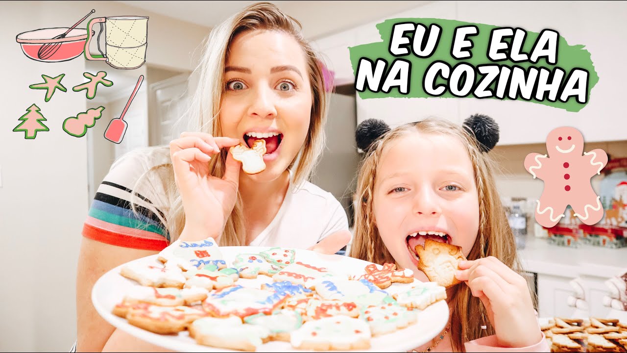 Eu e ela na cozinha, olha o que aconteceu, receita de natal - Vlogmas #11