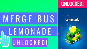 Merge Bus | Lemonade Bus Unlocked! | iOS / Android Mobile Gameplay