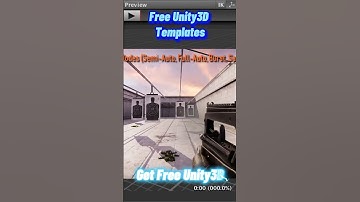 Unity3D Free Assets - HQ FPS Weapons. 100+ Unity Assets Giveaway.  #unity3d #gameengine