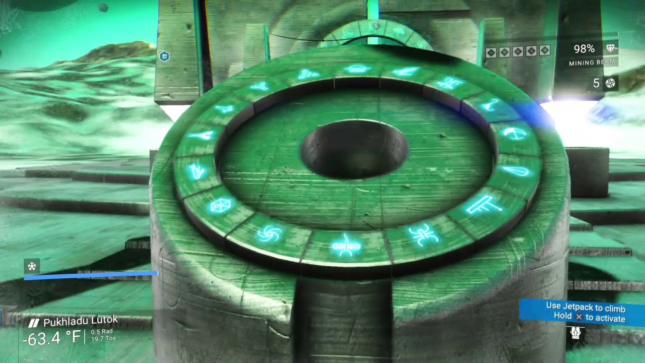 No Man's Sky Portal Finden No Man's Sky Into the portal - YouTube